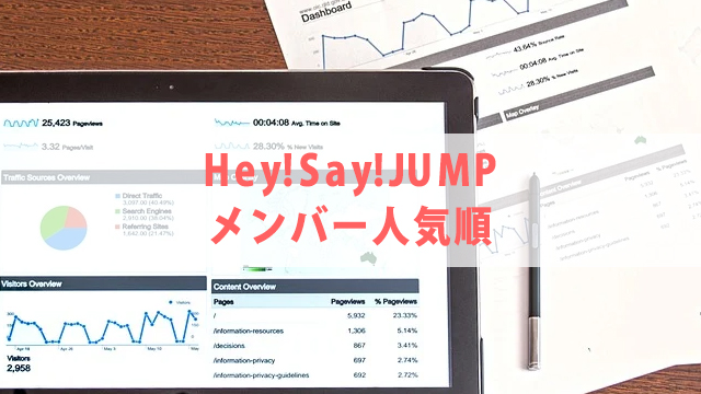 【2021年最新】Hey!Say!JUMP メンバープロフィール　気になる人気順についても徹底調査